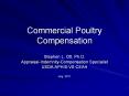 Commercial Poultry Compensation Stephen L. Ott, Ph.D