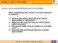 Lesson 2: Uses and Nutritional Value of Pearl Millet Afte