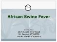 African Swine Fever DxNA LLC 3879 South River Road St