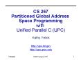CS267 Lecture 2 * CS267 Lecture 2 * CS267 ... Irregula