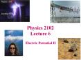 Physics 2102 Jonathan Dowling Physics 2102 Lecture 