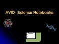 AVID- Science Notebooks Where is WIRC? Writing Cornell Note