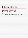 Introduction to INTERACTIVE Science Notebooks Better than 