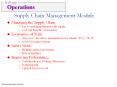 based on marty's slides ... Managing the Supply Chain Key t