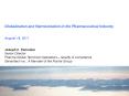 Globalization and Harmonization in the Pharmaceutica