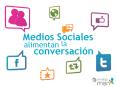 Medios Sociales la alimentan conversaci n Un mensaje d