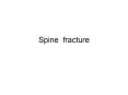 Spine fracture Anatomy of The Low Back Cont   Spinal segmen
