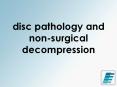 disc pathology and non-surgical decompression * * In hi