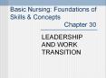 Basic Nursing: Foundations of Skills & Concepts Chapter 3