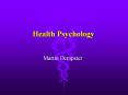 Health Psychology Martin Dempster PSI and NIBPS Join