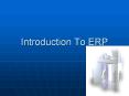Introduction To ERP Evolution of ERP 1960 s: Inventor
