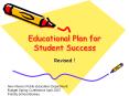 Educational Plan for Student Success Revised ! New Mexic