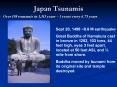 Japan Tsunamis Over 195 tsunamis in 1,313 years   1 even
