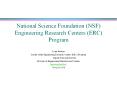 National Science Foundation (NSF) Engineering Researc