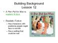 Building Background Lesson 12 A Pen Pal for Max is realisti