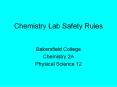 Chemistry Lab Safety Rules Bakersfield College Chemistry 2