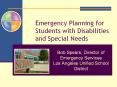 Emergency Planning for Students with Disabilities an