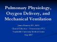 Pulmonary Physiology, Oxygen Delivery, and Mechanica