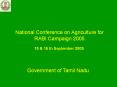 National Conference on Agriculture for RABI Campaign 2005 1