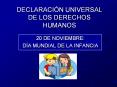DECLARACI N UNIVERSAL DE LOS DERECHOS HUMANOS 20 D