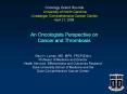 Oncology Grand Rounds University of North Carolin