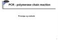 Prinsipp og metode PCR - prinsipp PCR er primer-medier