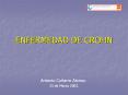 ENFERMEDAD DE CROHN Antonio Cu arro Alonso. 25 de Marz