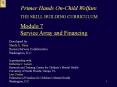 Primer Hands On-Child Welfare THE SKILL BUILDING CURRICULU
