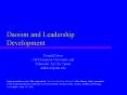 Daoism and Leadership Development Donald Davis Old Dominio