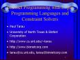 Internet Programming with Logic Programming Languages an
