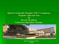 Ephrata Community Hospital s POCT Competency Program- The