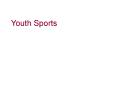 Youth Sports Do you know what the #1 reason children cit