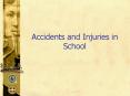 Accidents and Injuries in School School Environment Injurie