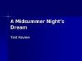A Midsummer Night s Dream Test Review Is A Midsummer Night 