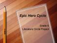 Epic Hero Cycle Grade 6 Literature Circle Projec