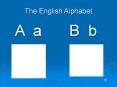The English Alphabet A a B b The English Alphabet Th