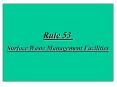 Rule 53 Surface Waste Management Facilities Rule 53 Surfac