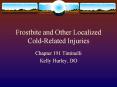 Frostbite and Other Localized Cold-Related Injuries Chapte