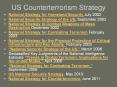 US Counterterrorism Strategy National Strategy for Homelan