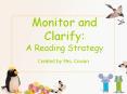 Monitor and Clarify: A Reading Strategy Created by Mrs