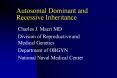 Charles J. Macri MD Division of Reproductive and Medica