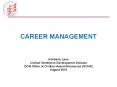 CAREER MANAGEMENT Kimberly Lane Civilian Workforc
