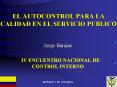 el autocontrol para la calidad en el servicio publico jorg