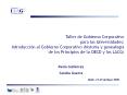Taller de Gobierno Corporativo para las Universidade