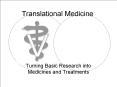 Translational Medicine Turning Basic Research into Medicine
