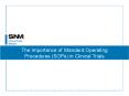 The Importance of Standard Operating Procedures (SOPs) i