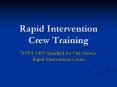 ... Water Needs AWARE AWARE Rescue vs. Recovery RIT Skill