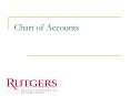 Chart of Accounts The Chart of Accounts (COA), is a si