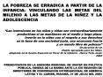 LA POBREZA SE ERRADICA A PARTIR DE LA INFANCIA: VINCULAND