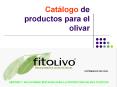 Cat logo de productos para el olivar DISTRIBUIDOR DE ZON